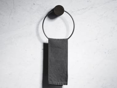 FONTANE BIANCHE - Marble towel ring by Salvatori