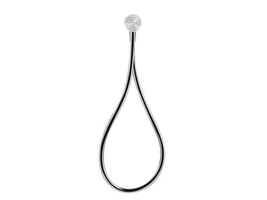 HI-FI COMPACT - Wall-mounted brass handshower with hose by Gessi
