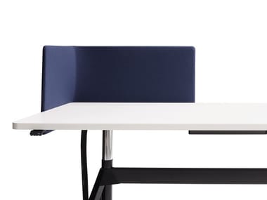 LEVEL - Sound absorbing fabric desktop partition by Cor
