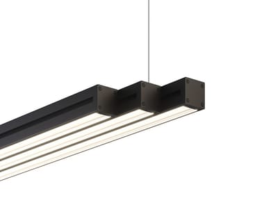 LIGHT GLIDE - LED Anodized aluminium pendant lamp by Fabbian