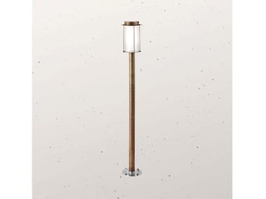 LOGGIA 264.11 - LED brass bollard light by Il Fanale