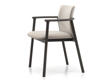 LORD 02 - Upholstered chair with armrests by Very Wood