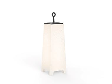 MORA - LED polyethylene floor lamp cordless by Vondom
