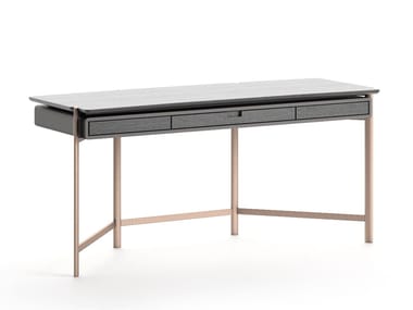 EROS - Wooden and metal writing desk by Misuraemme