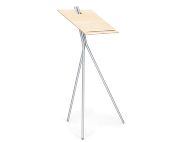 NOTOS STANDING DESK - Steel and wood Lectern by Classicon