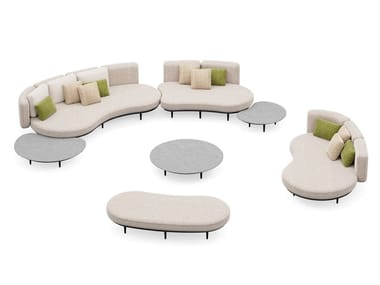 ORGANIX LOUNGE - Fabric lounge set by Royal Botania