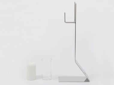 PANAREA - Steel candle holder by Danese Milano
