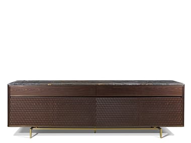 PARKER - Wooden sideboard with drawers by Visionnaire