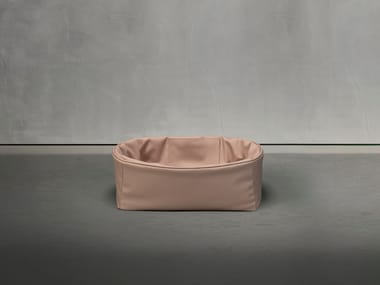 RAF OUTDOOR - Leather basket by Piet Boon