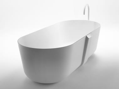 QUATTRO.ZERO - WQ0 - Freestanding Ceramilux® bathtub by Falper
