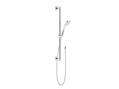 RILIEVO - Brass shower wallbar with hand shower by Gessi