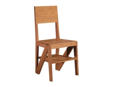 ZERO - Ash chair / step stool by Morelato