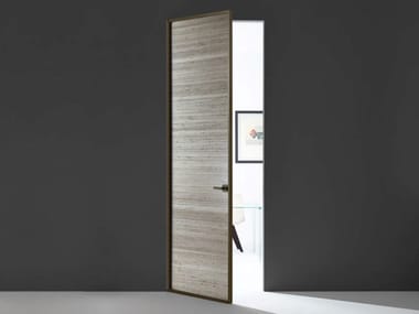 SHERAZADE SWING PLAIN - Hinged flush-fitting glass door by Glas Italia