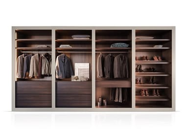 SIPARIO - Sectional wooden walk-in wardrobe by Pianca
