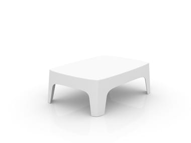 SOLID - Low rectangular garden side table by Vondom