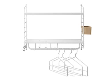STRING® SYSTEM HALLWAY - Wall-mounted hallway unit by String Furniture