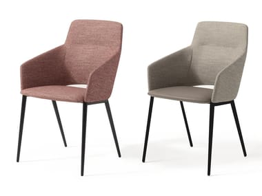 TUSA 2261/A - High-back fabric chair by Zanotta