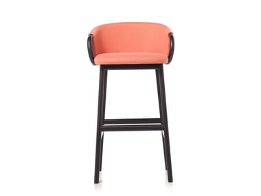 ZANT 06 - High stool with back by Very Wood