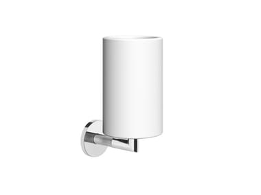 ANELLO - Wall-mounted ceramic toothbrush holder by Gessi
