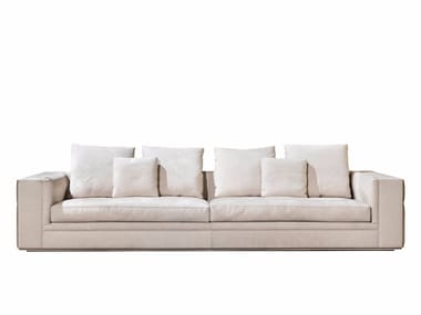 BABYLON - Sectional leather sofa by Visionnaire