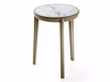 BELLEVUE T02M - Round marble coffee table by Very Wood