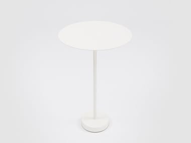 BINCAN M - Round painted metal table by Danese Milano