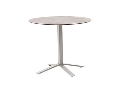BLADE LOW - Powder coated steel table base with 4-spoke base by Varaschin
