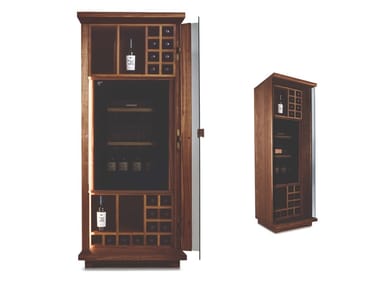 CAMBUSA EVO SMALL/JUMBO - Wood and glass bar cabinet / Kitchen unit by Riva 1920