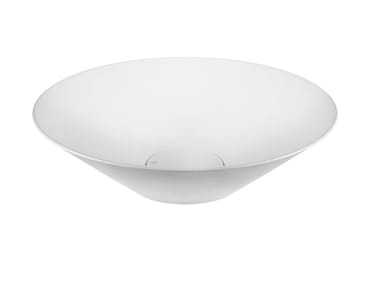 CONO - Countertop round Cristalplant® washbasin by Gessi