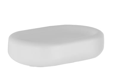 GOCCIA - Countertop porcelain stoneware soap dish by Gessi