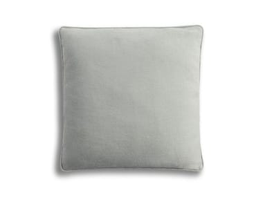 DECORATIVE CUSHIONS OUTDOOR - Solid-color square outdoor fabric cushion by Poltrona Frau