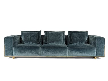 DONOVAN SQUARE - Sectional 4 seater fabric sofa by Visionnaire