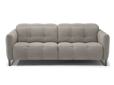 PHILO - Tufted upholstered recliner sofa  by Natuzzi Italia