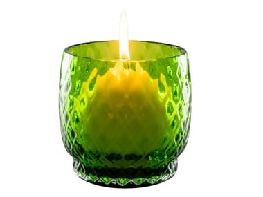 FAVILLE - Blown glass candle holder by Venini