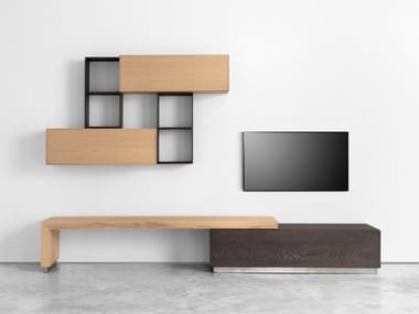 GEO 04 - Sectional storage wall by Arte Brotto