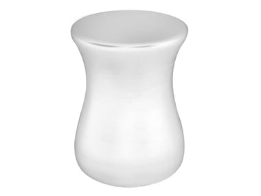 GOCCIA - Low porcelain stoneware stool by Gessi