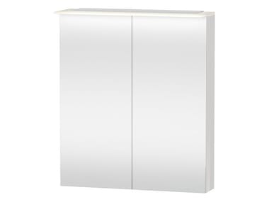 HAPPY D.2 - Suspended bathroom cabinet with mirror by Duravit