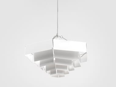LAMPADA ESAGONALE - LED dimmable aluminium pendant lamp by Danese Milano