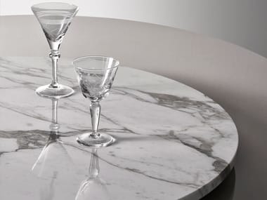 LAZY SUSAN - Round marble Table top by Meridiani