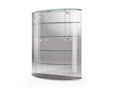 MEGA - Display cabinet with integrated lighting by Reflex