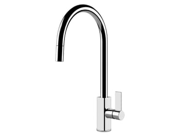 MONACO - Kitchen mixer tap with pull out spray by Gessi