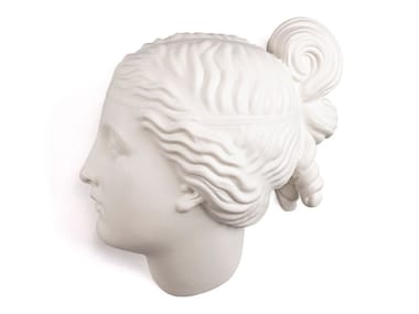 NYMPH HEAD - Porcelain wall decor item (Request Info)