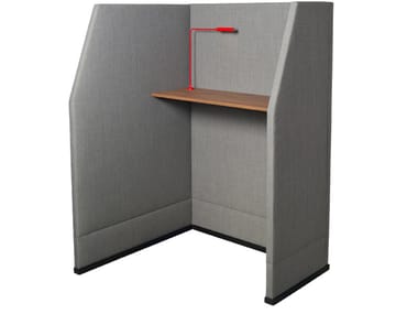 BRICKS WALL CUBICLE HIGH - Office booth by Casala