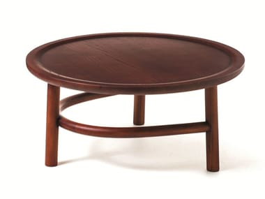 UNAM T01 - Round wooden coffee table by Very Wood