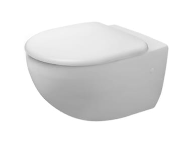 ARCHITEC - Wall-hung ceramic toilet by Duravit