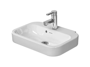 HAPPY D.2 - Ceramic handrinse basin with overflow by Duravit