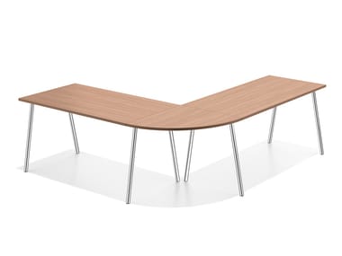 LACROSSE III - Modular wooden meeting table by Casala