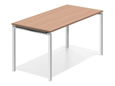 LACROSSE V - Rectangular wooden meeting table by Casala