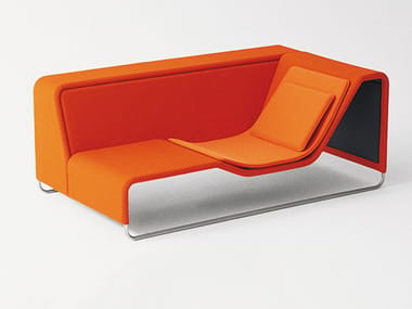 ISLAND - Upholstered fabric Garden daybed by Paola Lenti