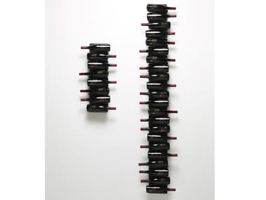 PTOLOMEO VINO WALL - Wall-mounted metal bottle rack by Opinion Ciatti